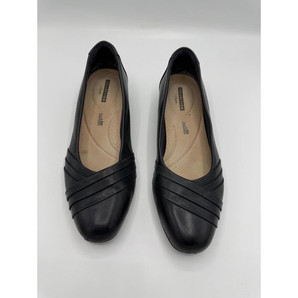 Clarks Collection Leather Pumps Shoes Womens 8.5 Classic Career Work Office
